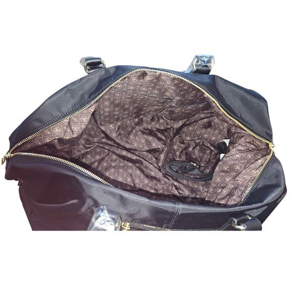 London Fog Oxford Weekender Bag 100th Anniversary Logo Crossbody Strap NEW $149 - Picture 10 of 11